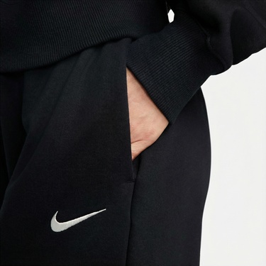 Nike Sportswear Phoenix Fleece  Crop Kadın Siyah Sweatshirt