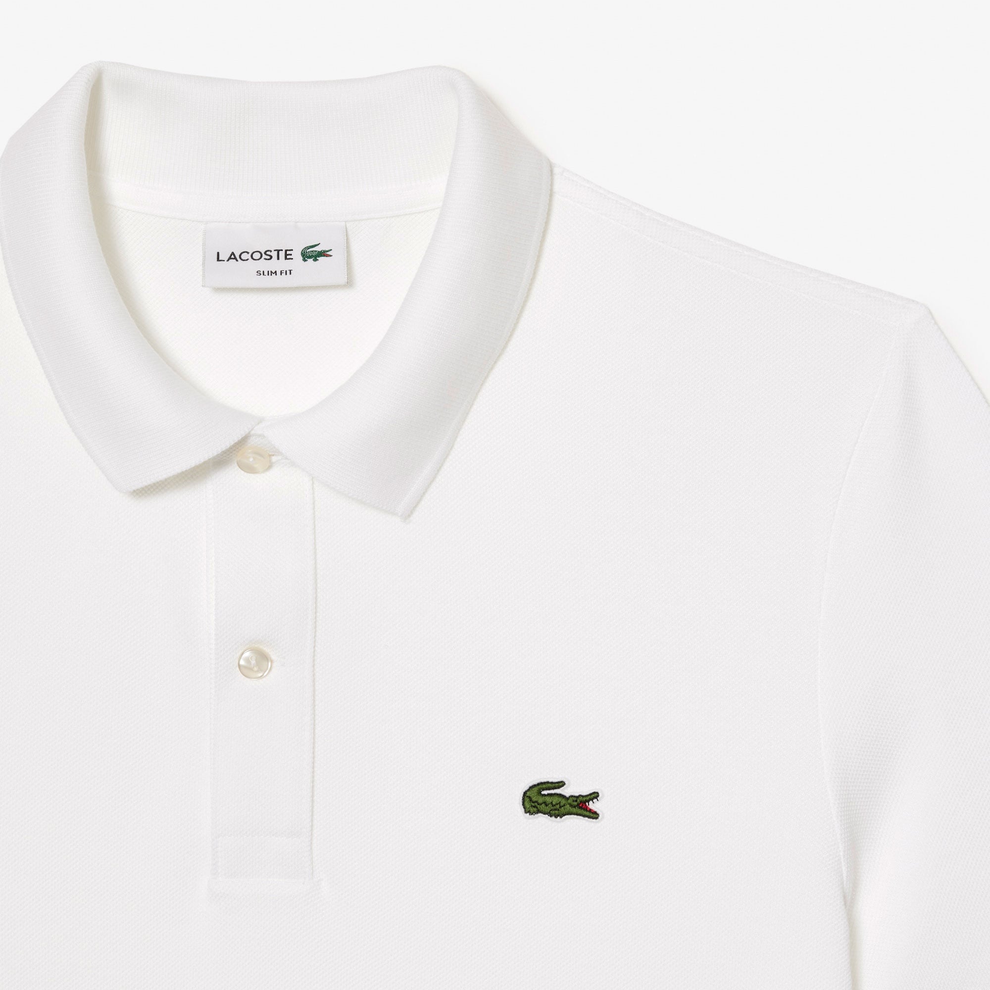 Lacoste L.12.12 Erkek Slim Fit Beyaz Polo