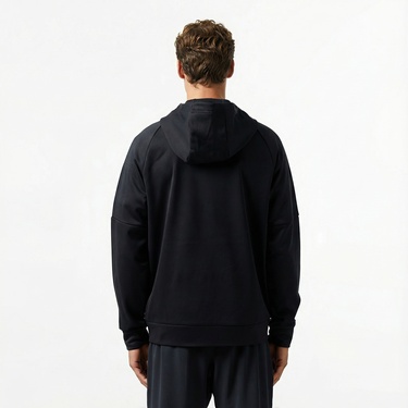  Nike Therma-Fit Full-Zip Erkek Siyah Hoodie