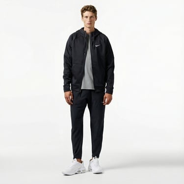 Nike Therma-Fit Full-Zip Erkek Siyah Hoodie