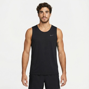  Nike Dri-Fit Primary Tank Erkek Siyah Kolsuz T-Shirt