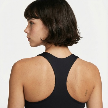  Nike Dri-Fit Swoosh Tank Kadın Siyah Kolsuz T-Shirt