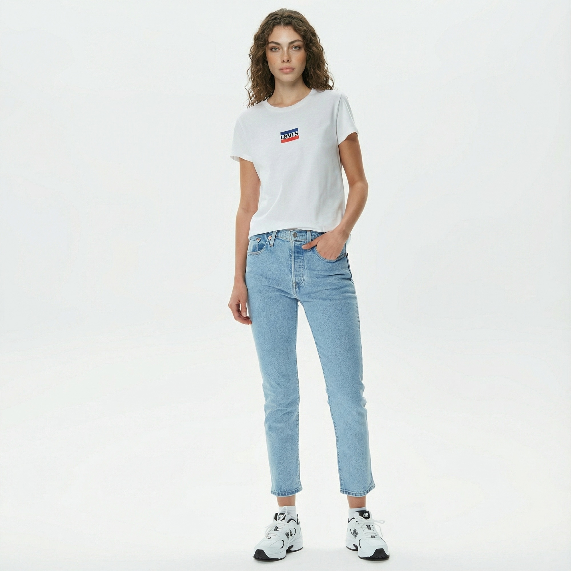 Levi's Lse The Perfect Kadın Beyaz T-Shirt