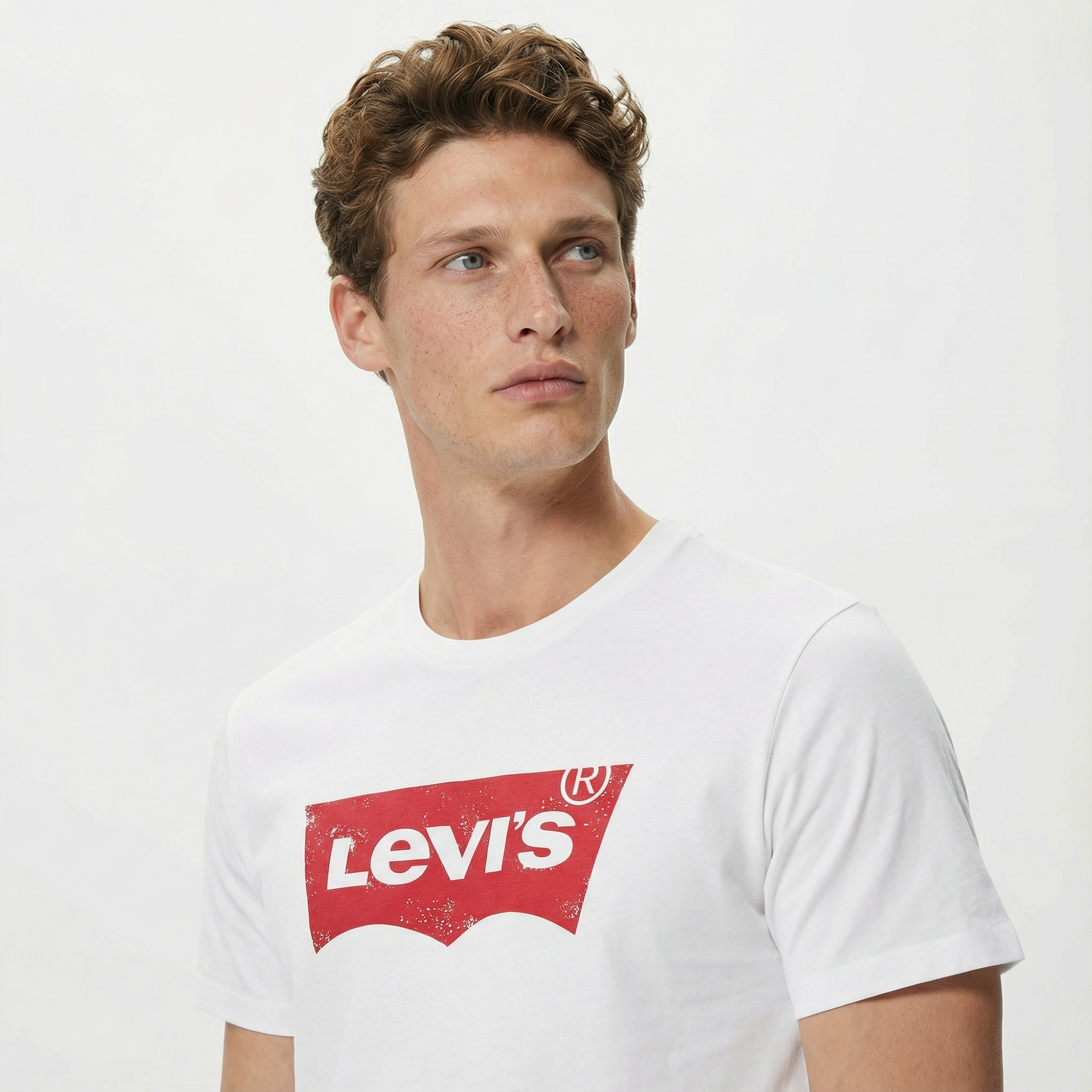 Levi's Graphic Setin Neck Graphic Erkek Beyaz Rengi T-Shirt