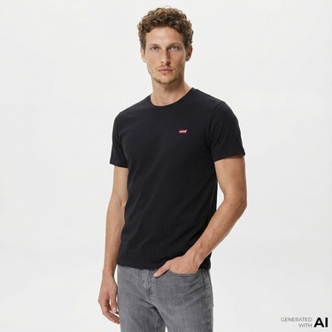  Levi's Origina Erkek Siyah T-Shirt
