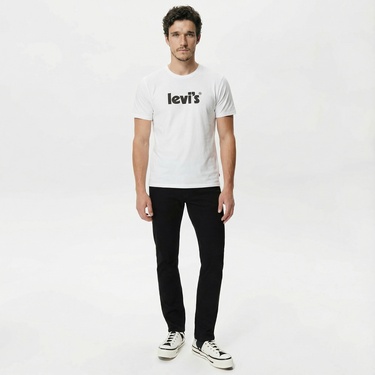  Levi's Relaxed Fit Erkek Krem Beyaz T-Shirt