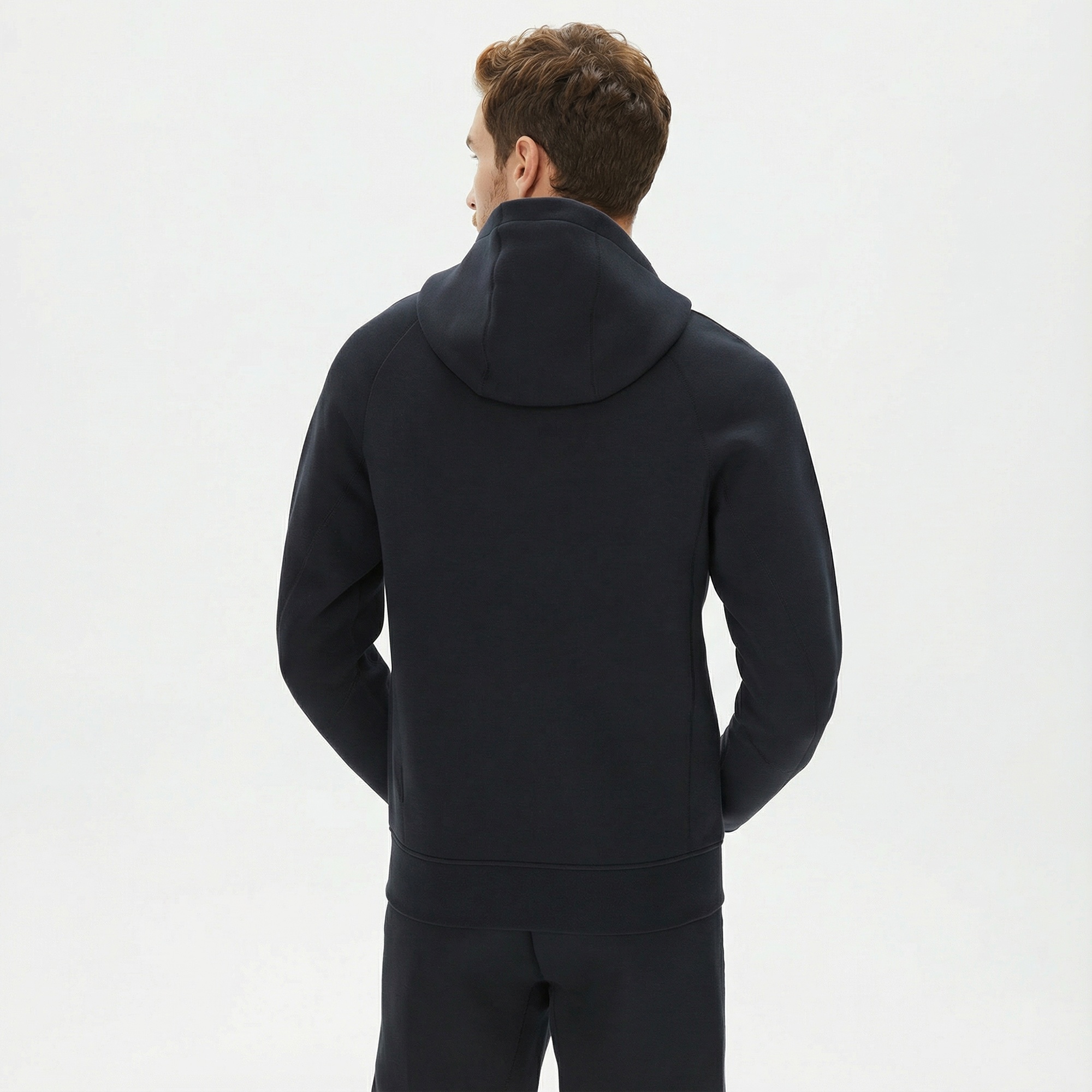 Nike Tech Fleece Pullover Erkek Siyah Hoodie