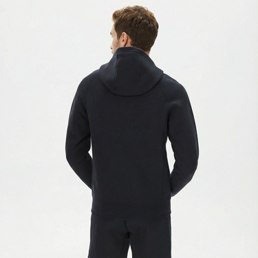  Nike Tech Fleece Pullover Erkek Siyah Hoodie