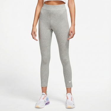  Nike Sportswear Classic High Rise 7/8 Kadın Gri Tayt