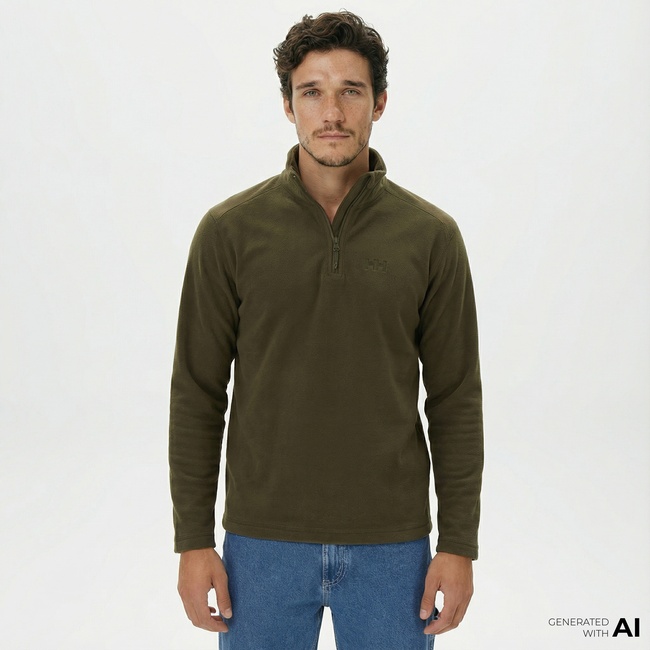  Helly Hansen Mount Polar Fleece Erkek Yeşil Sweatshirt