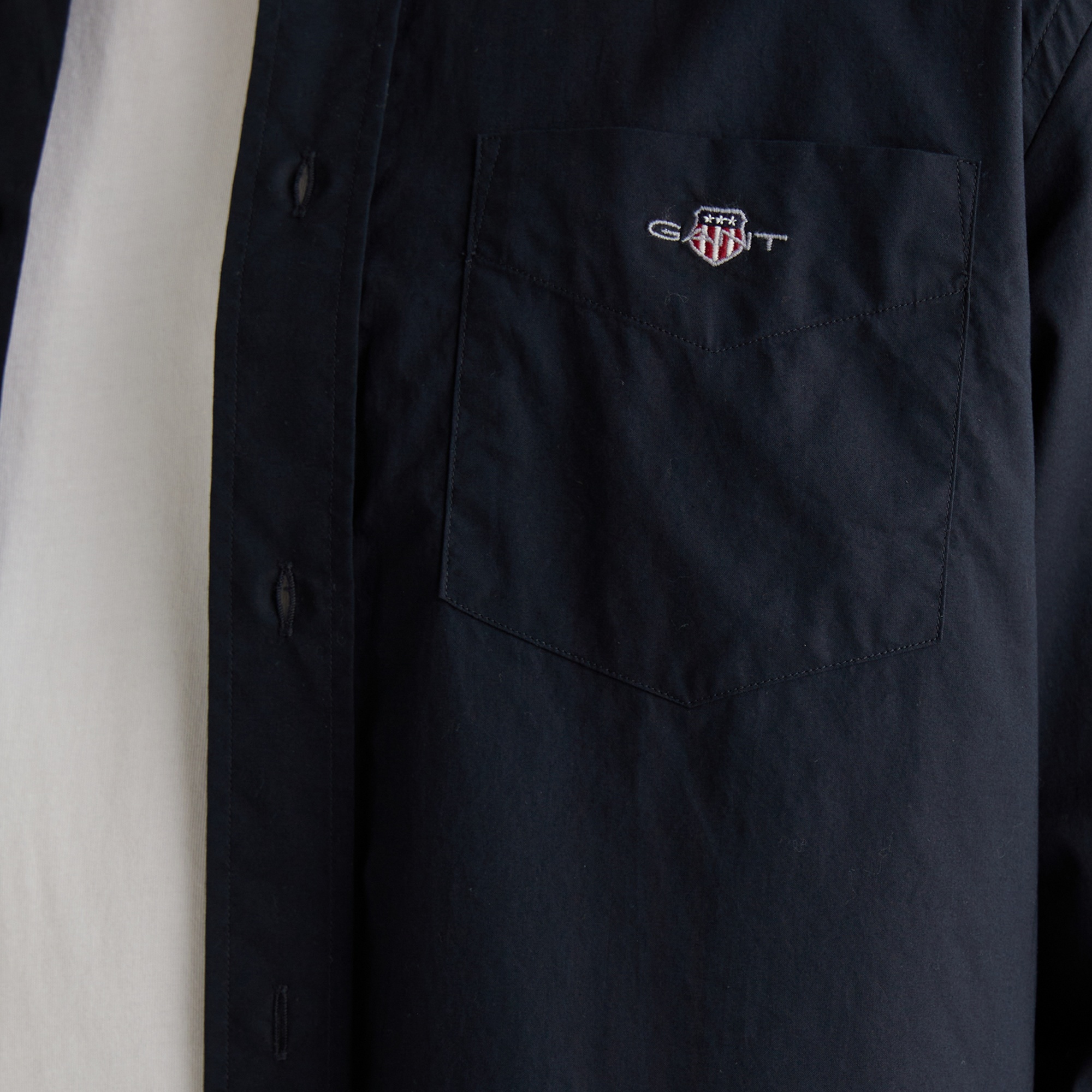 GANT Erkek Siyah Regular Fit Gömlek