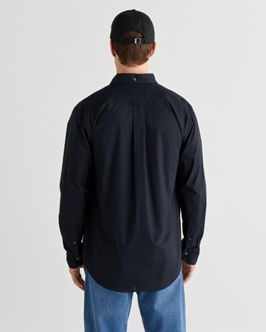  GANT Erkek Siyah Regular Fit Gömlek