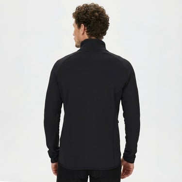  Jack Wolfskin Baiselberg Erkek Siyah Polar Ceket