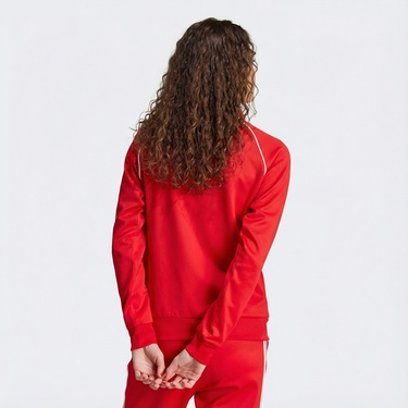  adidas Adicolor Classics Kadın Kırmızı Sweatshirt