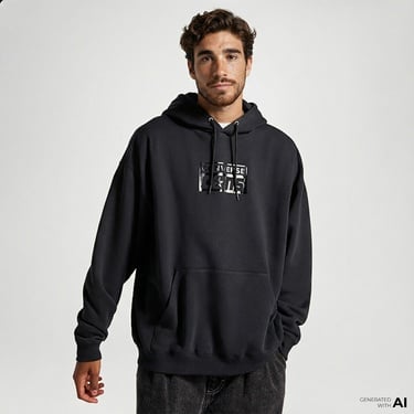  Converse Cons Erkek Siyah Hoodie