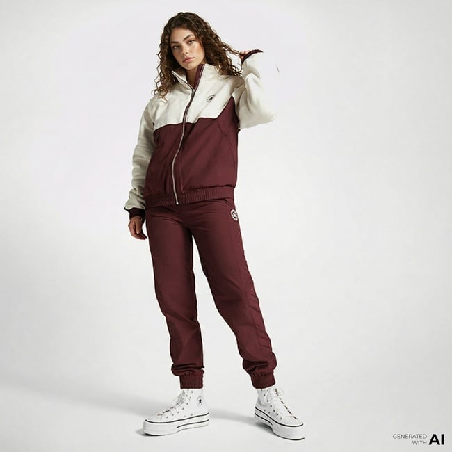  Converse Star Sprinter Kadın Bordo Eşofman Altı