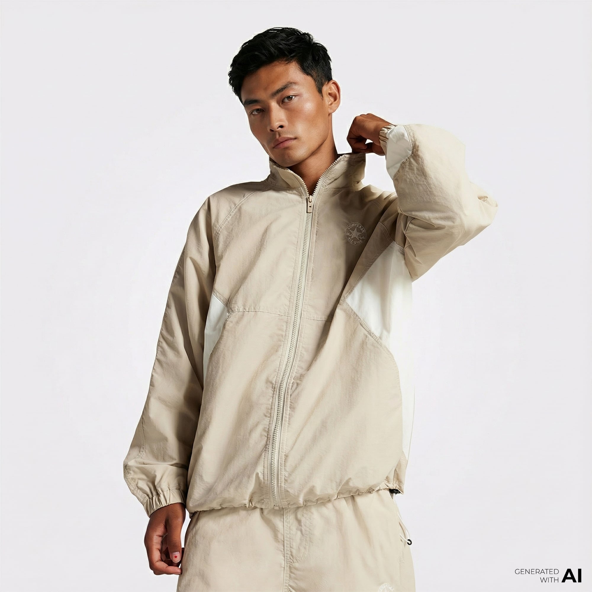  Converse Star Sprinter Erkek Bej Ceket