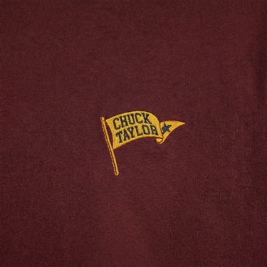  Converse Retro Flag Erkek Bordo T-Shirt