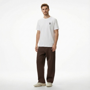  Ucla Bass Erkek Beyaz T-Shirt