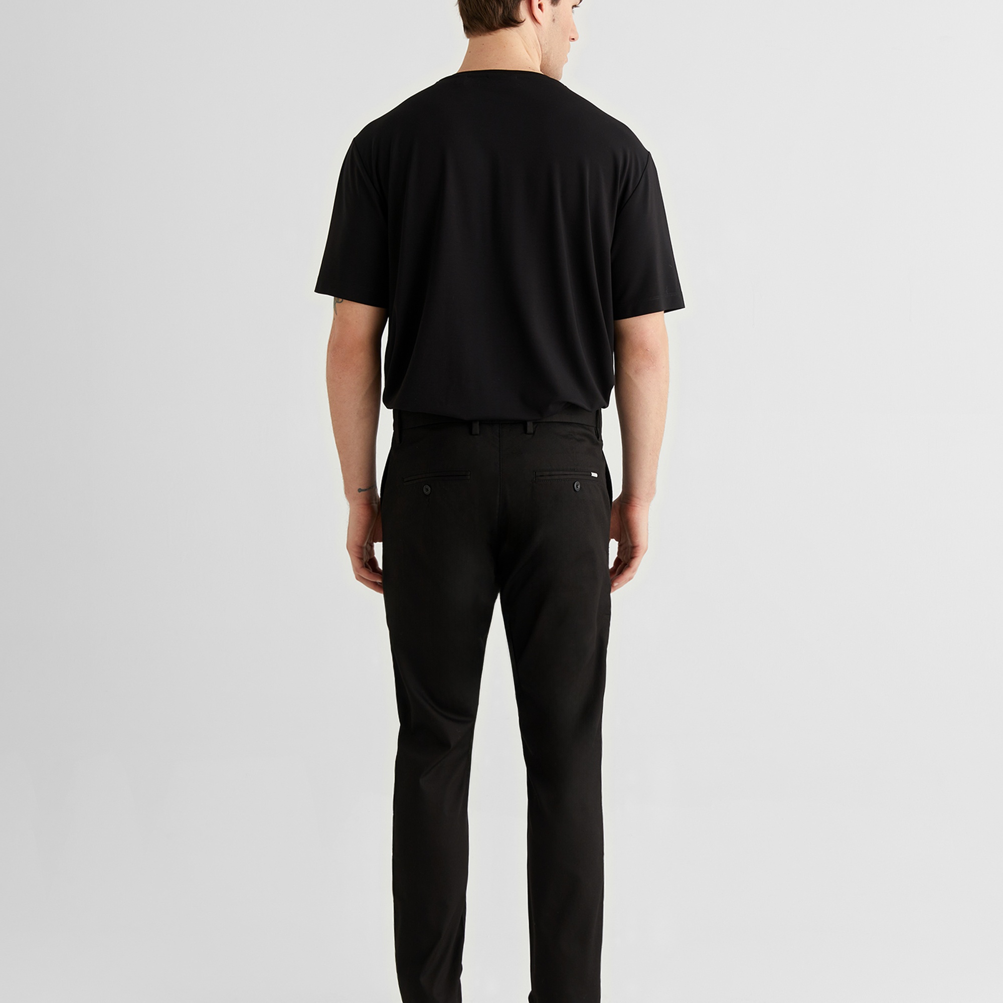 GANT Erkek Siyah Slim Fit Pantolon