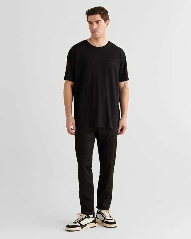  GANT Erkek Siyah Slim Fit Pantolon