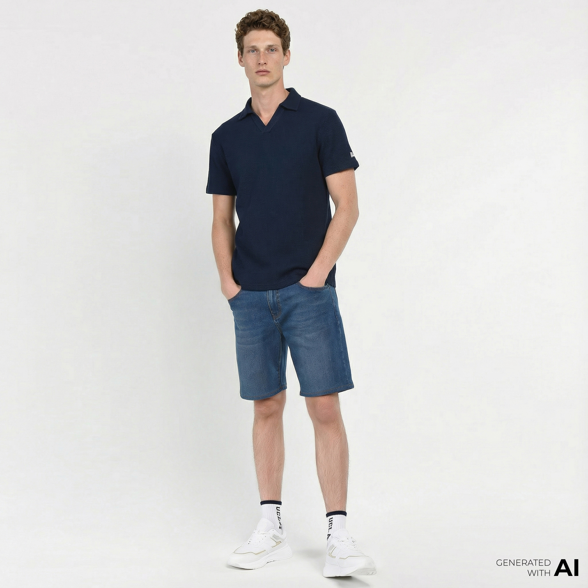  Ucla Russel Erkek Lacivert T-Shirt