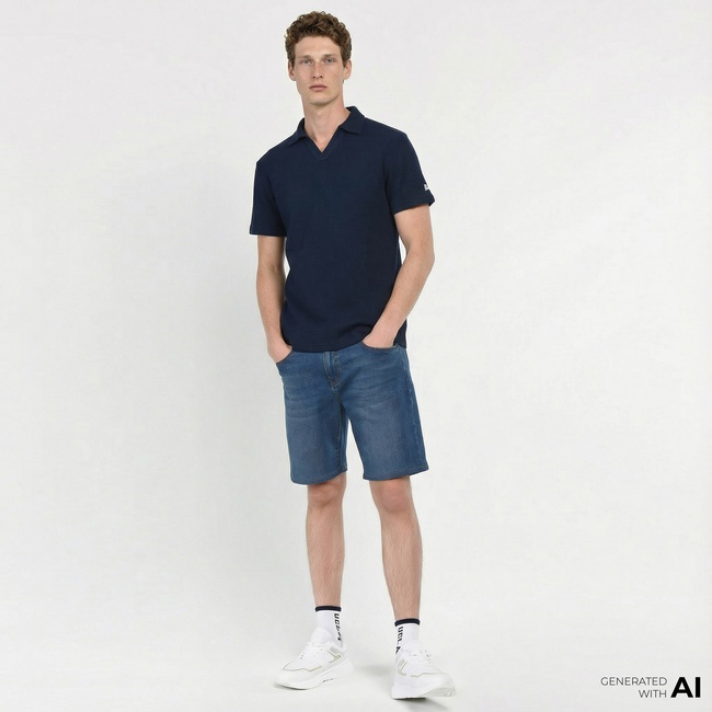  Ucla Russel Erkek Lacivert T-Shirt