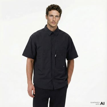  Converse Utility Erkek Siyah Gömlek