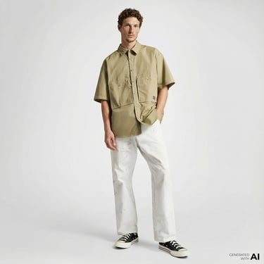  Converse Utility Erkek Haki Gömlek