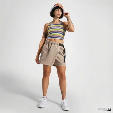  Converse Utility Kadın Bej Şort Etek