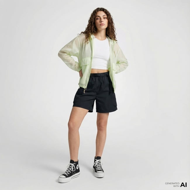  Converse Utility Kadın Siyah Şort