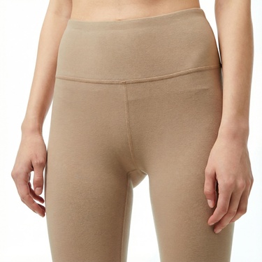  Converse Wordmark Kadın Bej Tayt