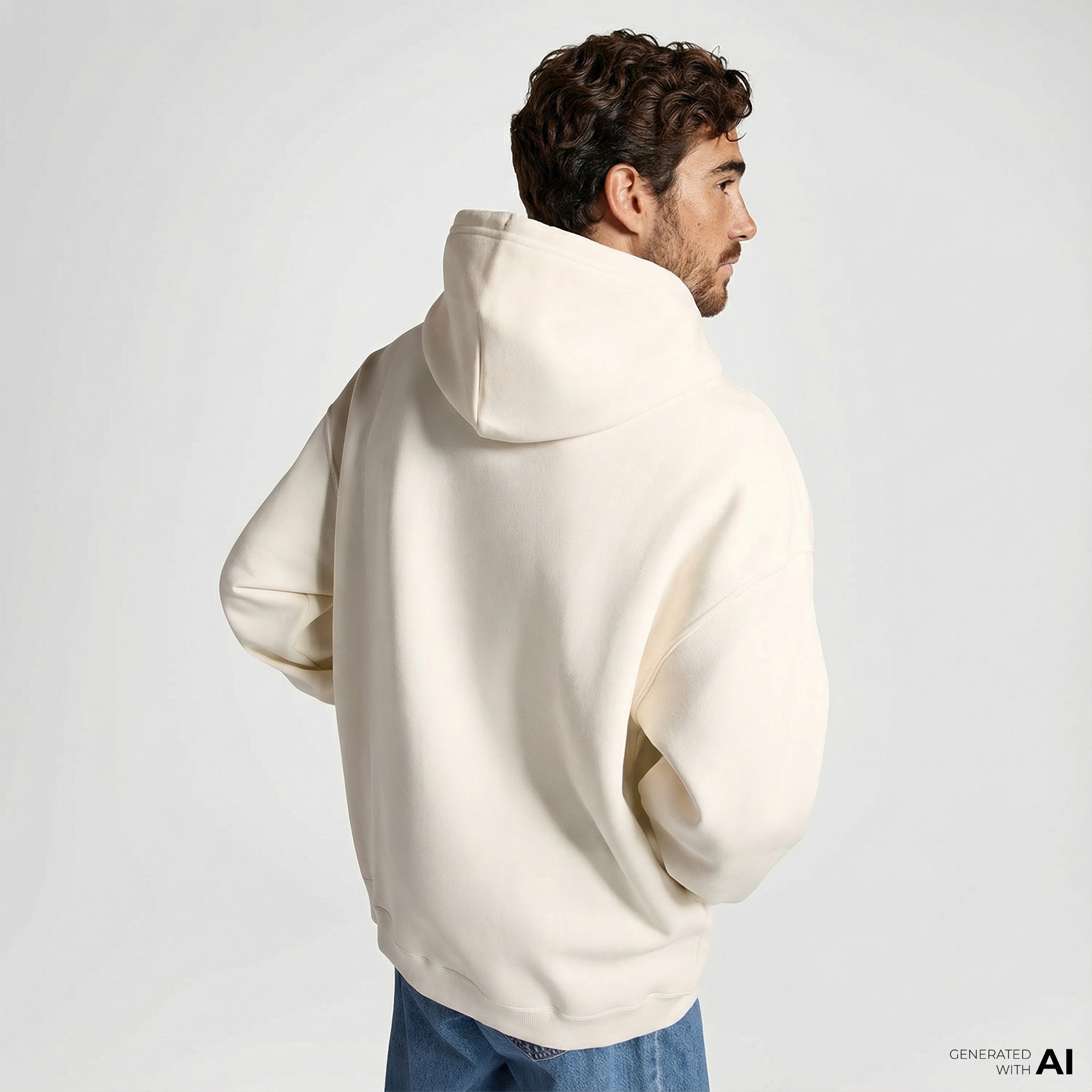 Converse Cons Erkek Krem Hoodie