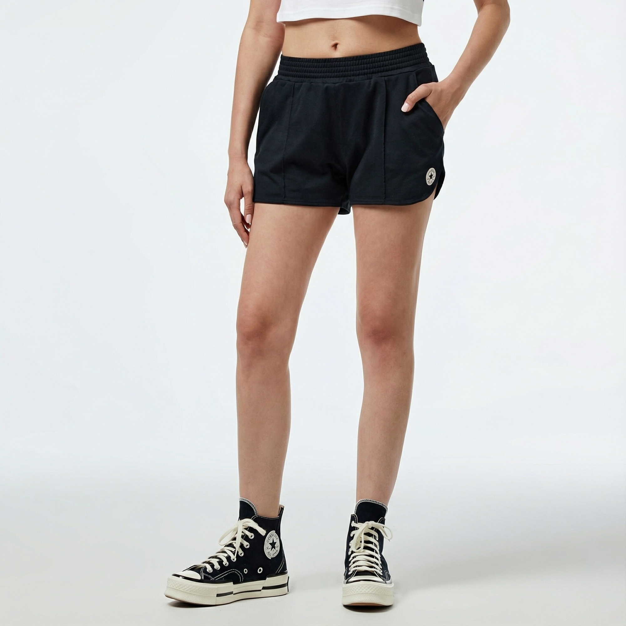 Converse Retro Kadın Siyah Şort