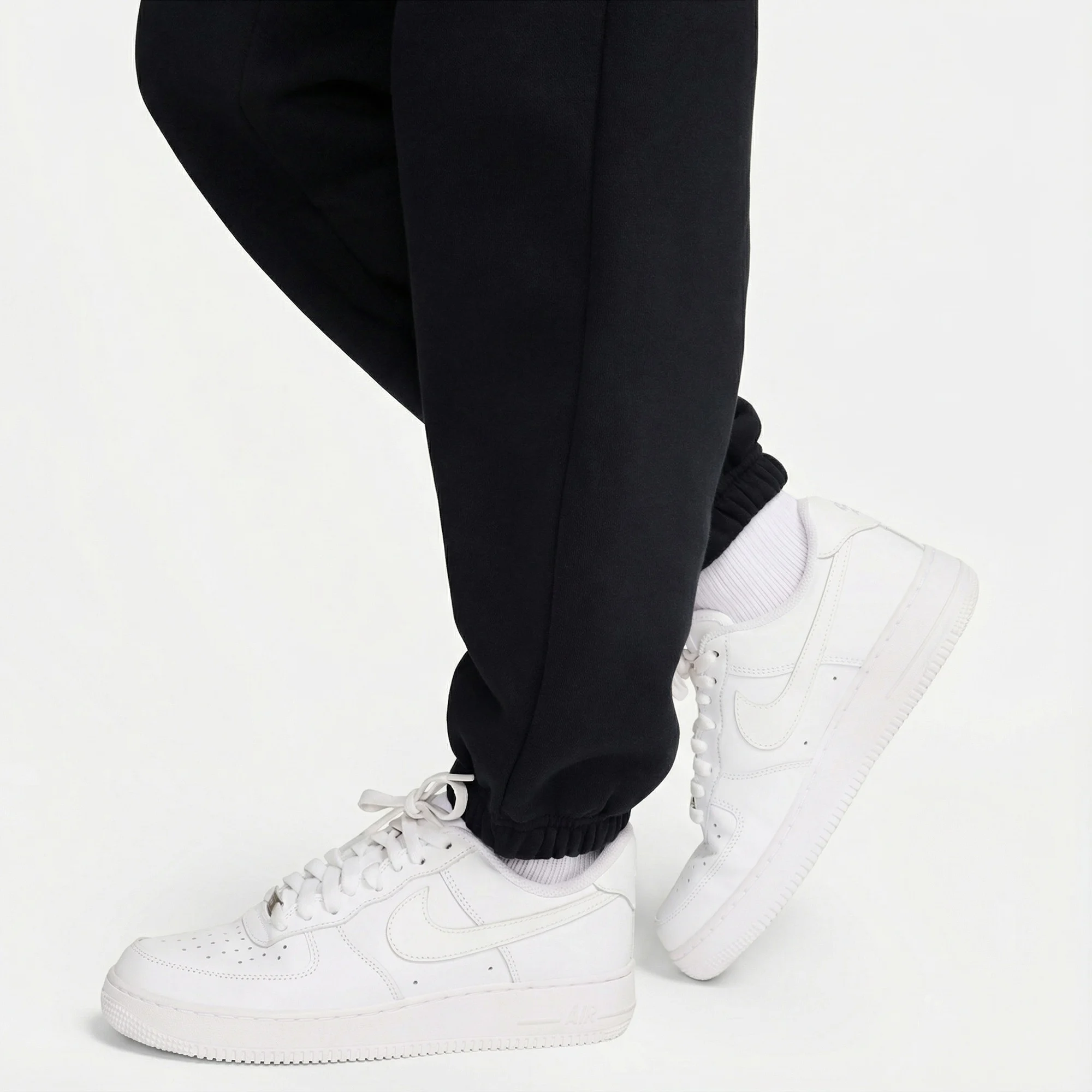 Nike Sportswear Phoenix Fleece High Rise Kadın Siyah Eşofman Altı