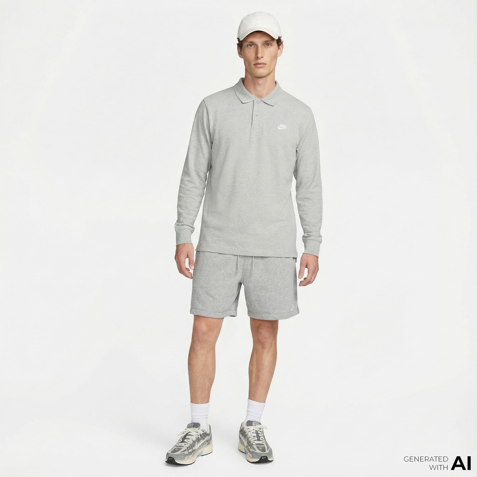 Nike Club Erkek Gri Şort