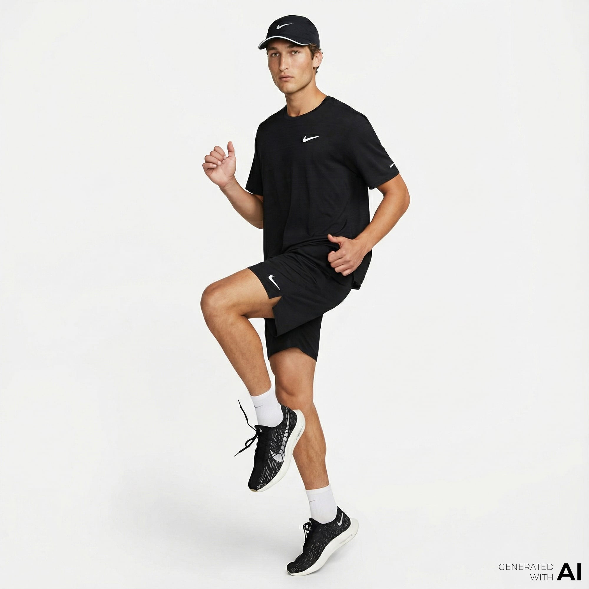 Nike Dri-Fit Totality Knit 18cm Unlined Erkek Siyah Şort