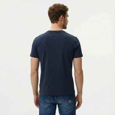  Guess Slim America Organic Cotton Erkek Lacivert T-Shirt