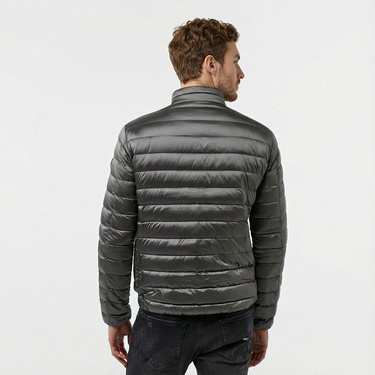  Guess Light Packable Reald Fine Erkek Gri Mont