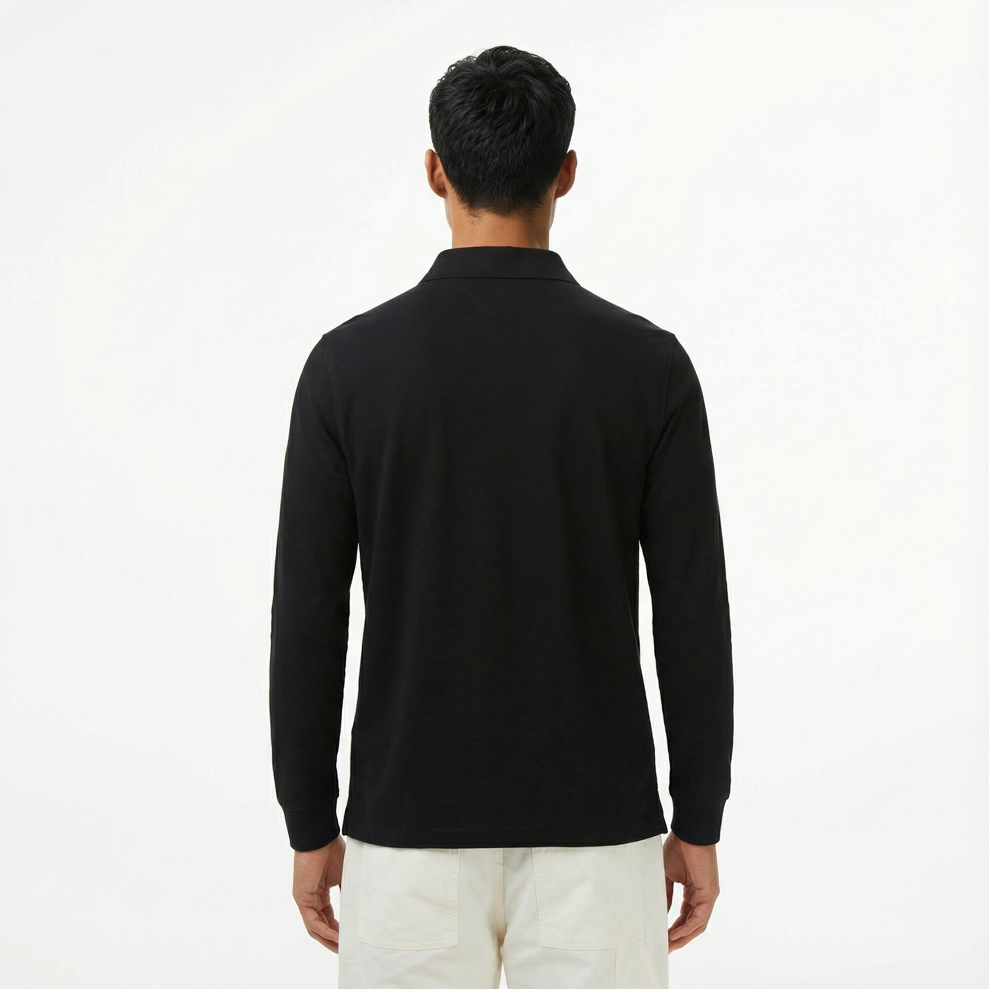 Tommy Hilfiger 1985 Regular Erkek Siyah Polo Yaka T-Shirt