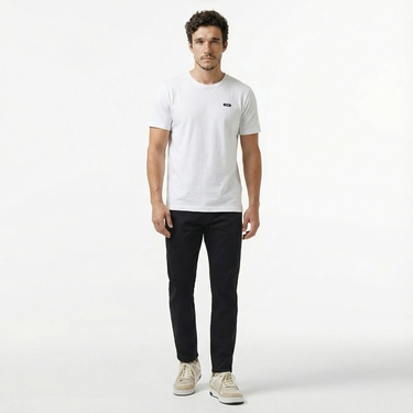  Calvin Klein Cotton Comfort Fit Erkek Beyaz T-Shirt