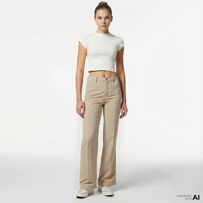  Converse Jenna Kadın Bej Pantolon