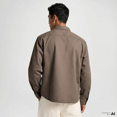  Converse Erkek Cepli Kahverengi Gömlek