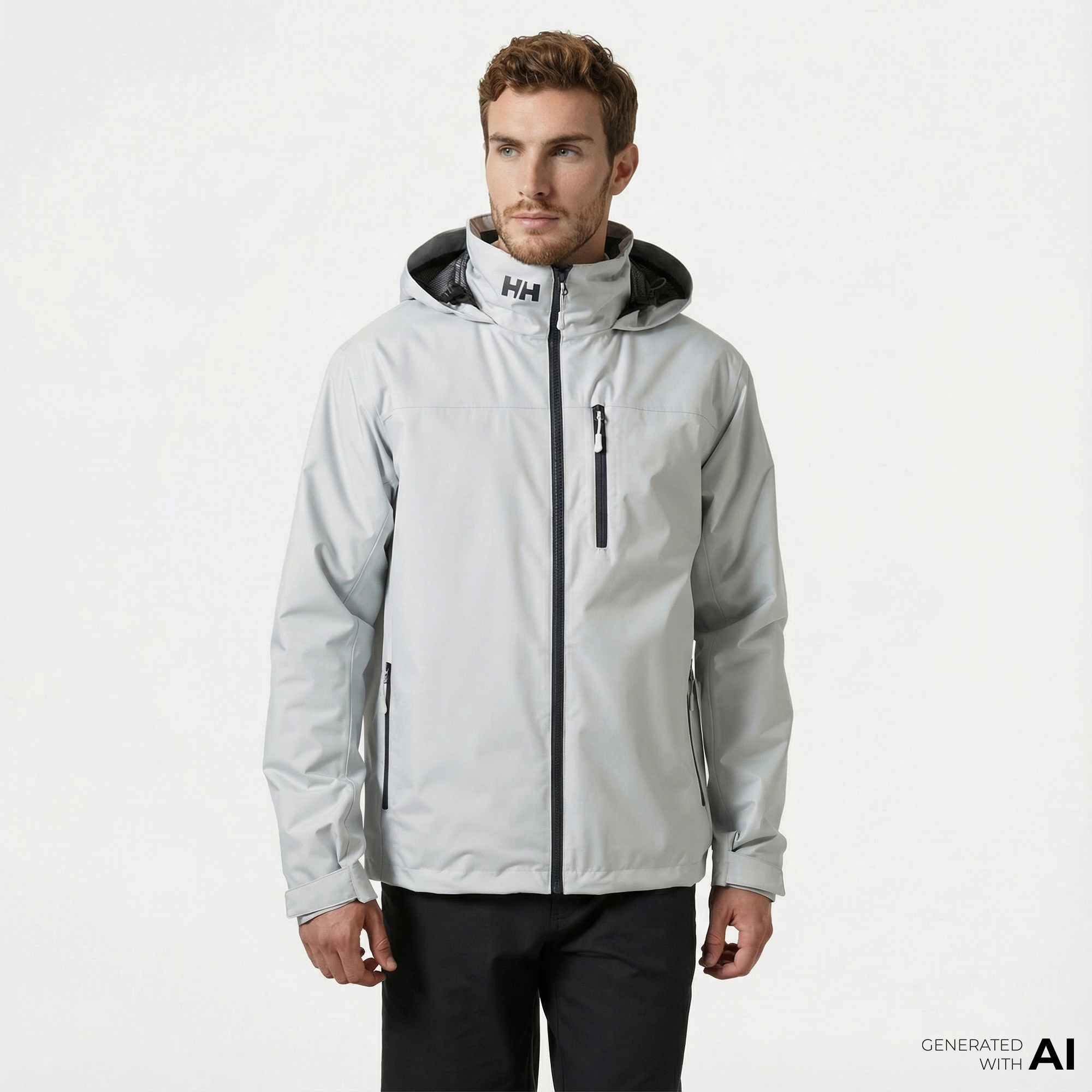  Helly Hansen Crew Hooded Midlayer 2 Erkek Gri Mont