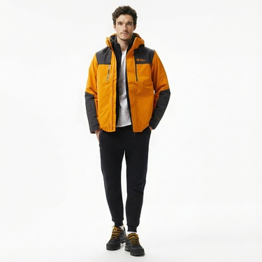  Jack Wolfskin Jasper 3In1 Erkek Sarı Outdoor Ceketi