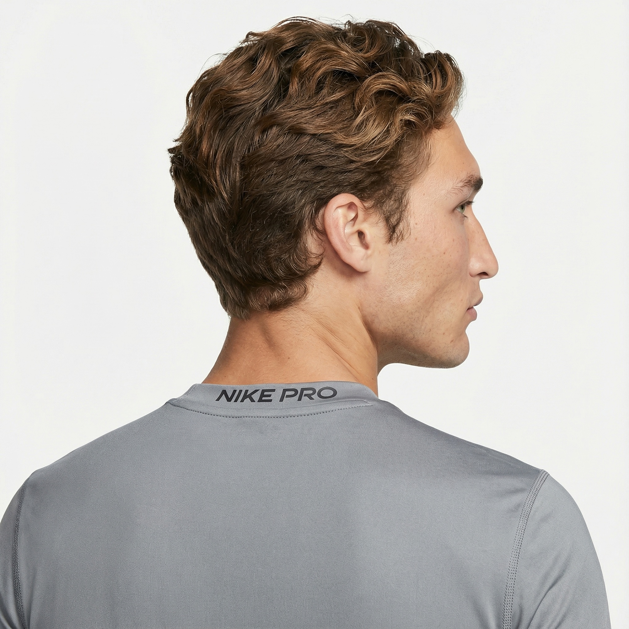 Nike Pro Dri-Fit Erkek Gri T-Shirt