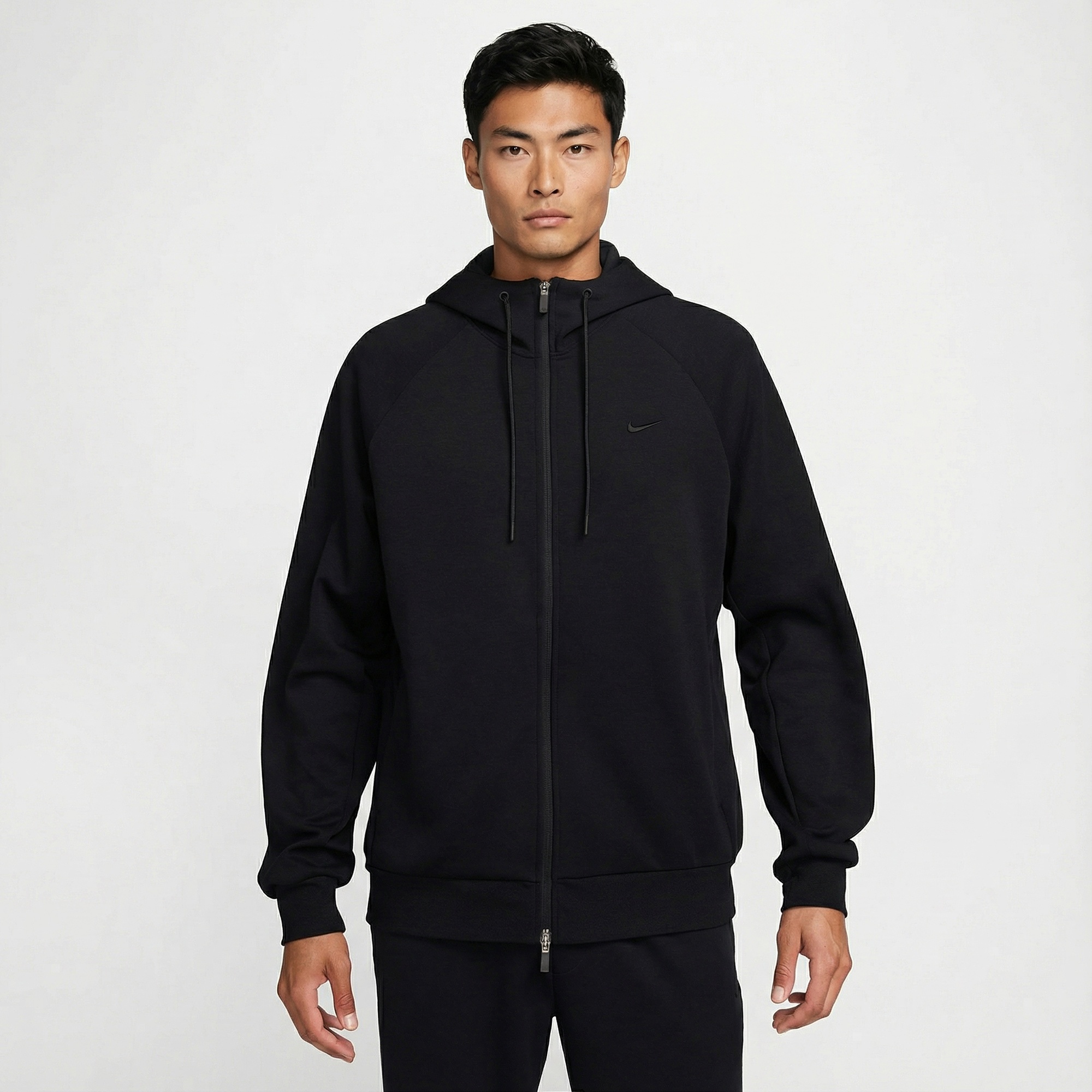 Nike Dri-Fit Primary Fleece Erkek Siyah Hoodie