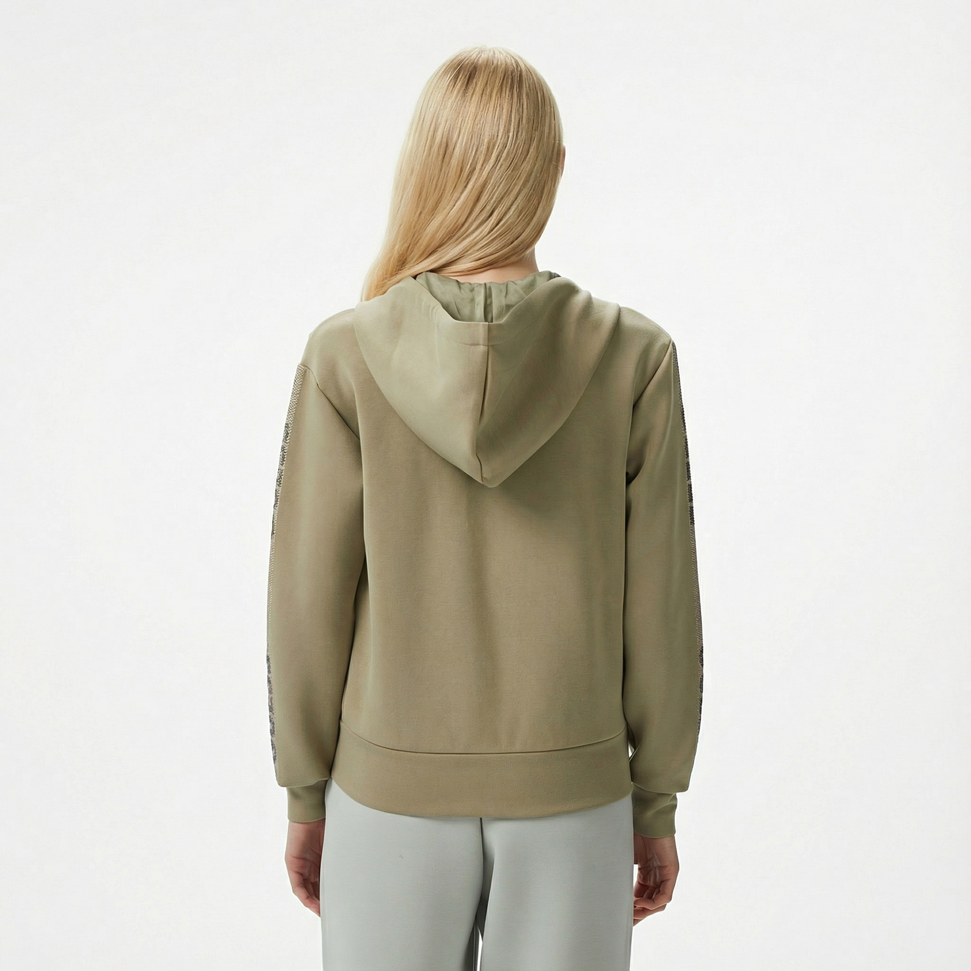 Guess Kadın Haki Hoodie