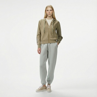  Guess Kadın Haki Hoodie