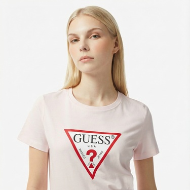  Guess Original Kadın Pembe T-Shirt